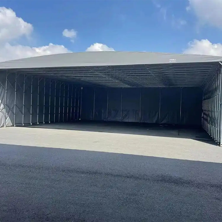 聊城电动/移动推拉棚